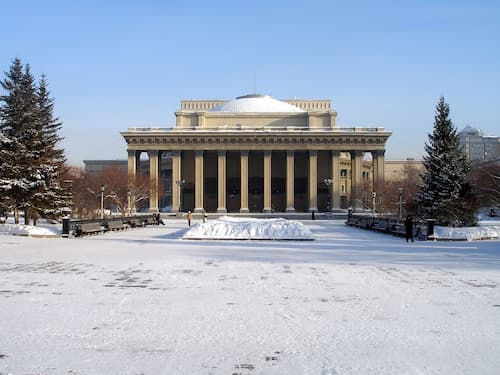 The Opera Theater in Novosibirsk